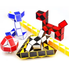 ShengShou 24 блоки линейка Магическая змея антистресс Головоломка Куб Neo cubo magico стресс куб для детей обучающая игрушка