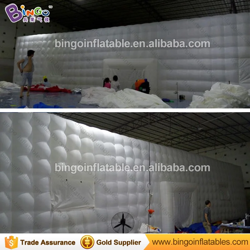  Free shipping 20M inflatable giant party tent high quality inflatable cube promotional tent for bea