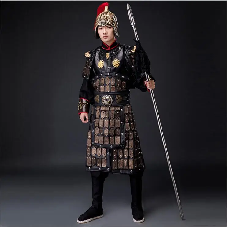Helmet Armor Ancient Chinese Traditional Costume Casplay Movie Props Costume Lot 