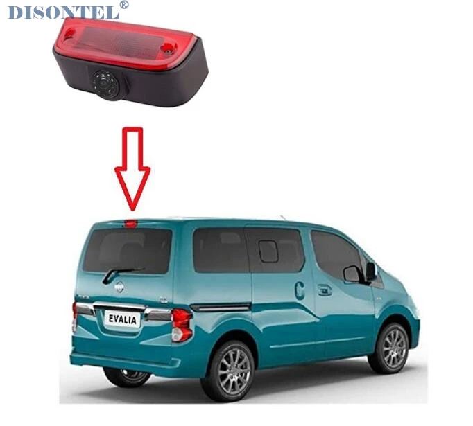 HD Автомобильный стоп-сигнал задний вид камеры для Nissan NV200 2010 до DC 12 V с 4," ЖК-монитор Комплект парковки
