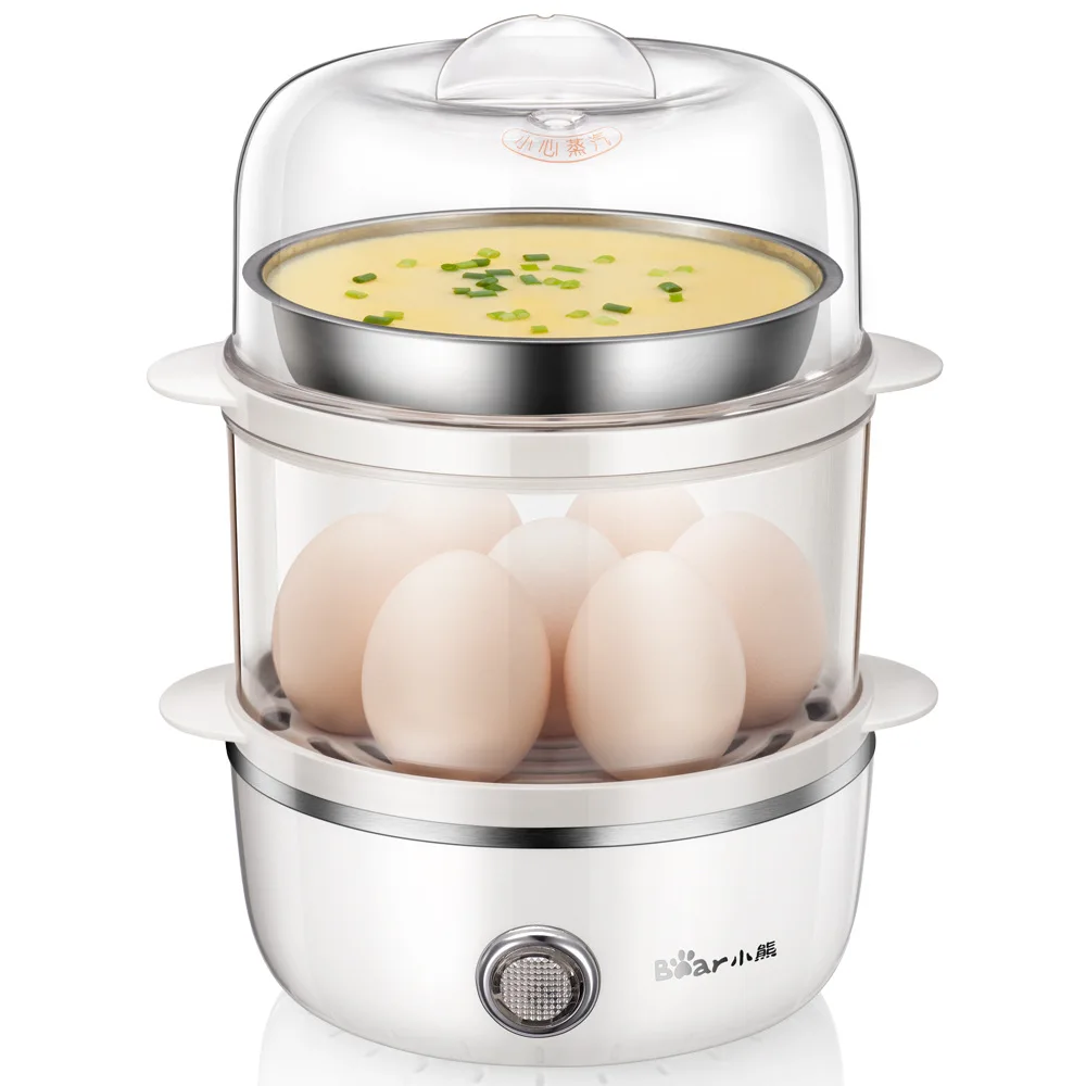 Паровая яичная плита многофункциональная яичная плита Автоматическое отключение питания нержавеющая сталь для дома маленькое яйцо горшок машина для завтрака 053