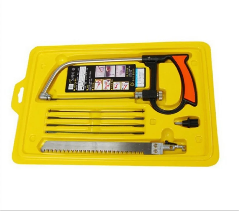 

Adjustable Woodworking Hand Saw Multi-Function Bow Saw Hacksaw Detachable Portable Mini Hacksaw Hack Saw Cutter Metal Wood