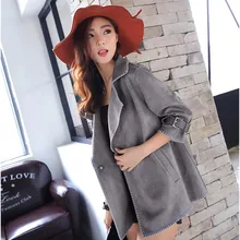 FEITONG/модные куртки для женщин; сезон осень-зима; ветровка; пальто; куртки; верхняя одежда; Повседневная однотонная куртка с воротником под горло