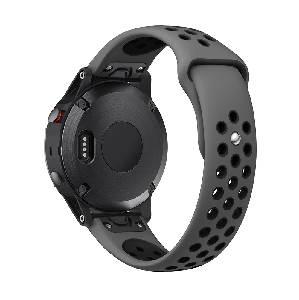 Ремешок для часов для Garmin Fenix 5/5 Plus/Forerunner 935/Approach S60/Quatix 5 22 мм быстро легко подходит для силиконовых водонепроницаемых часов