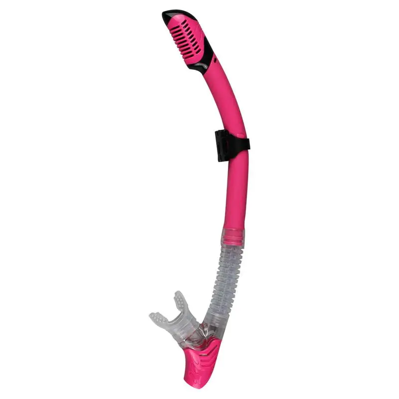 Red Сухой Дайвинг Подводная маска для дайвинга-дыха трубка для ныряния с Dry Top клапан и Еда-Класс силиконовый мундштук - Цвет: Red