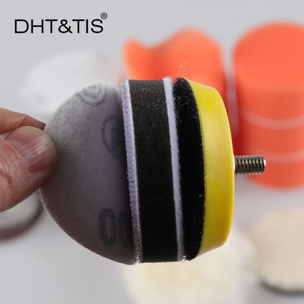 Разные шлифовальные диски DHT & TIS 109 шт. 2 дюйма буферная подушка для полировки
