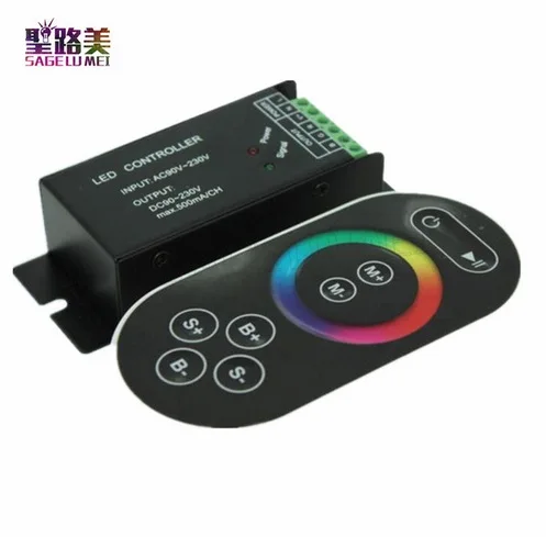 Высокого напряжения AC110V 220V led RGB контроллер 3ch диммер с РФ сенсорный переключатель