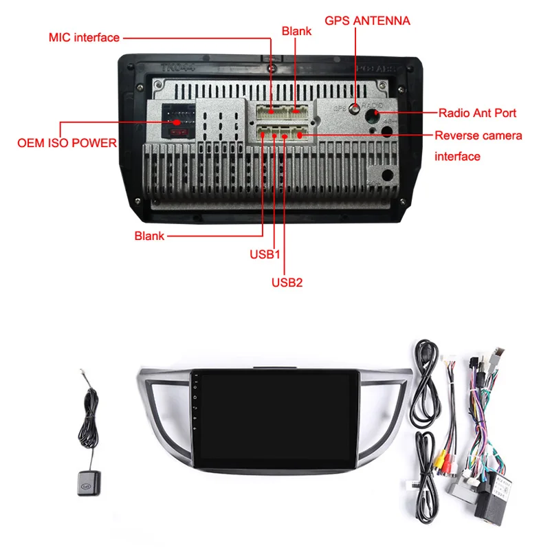Clearance 10" 2.5D IPS Android 8.1 Car DVD Multimedia Player GPS For  HONDA CRV 2012 2013 2014 2015 2016 audio car radio stereo navigation 5