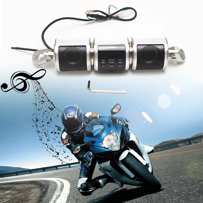 Mvpower мотоциклетные Bluetooth аудио звук Системы MP3 плееры FM/AM Радио стерео Колонки