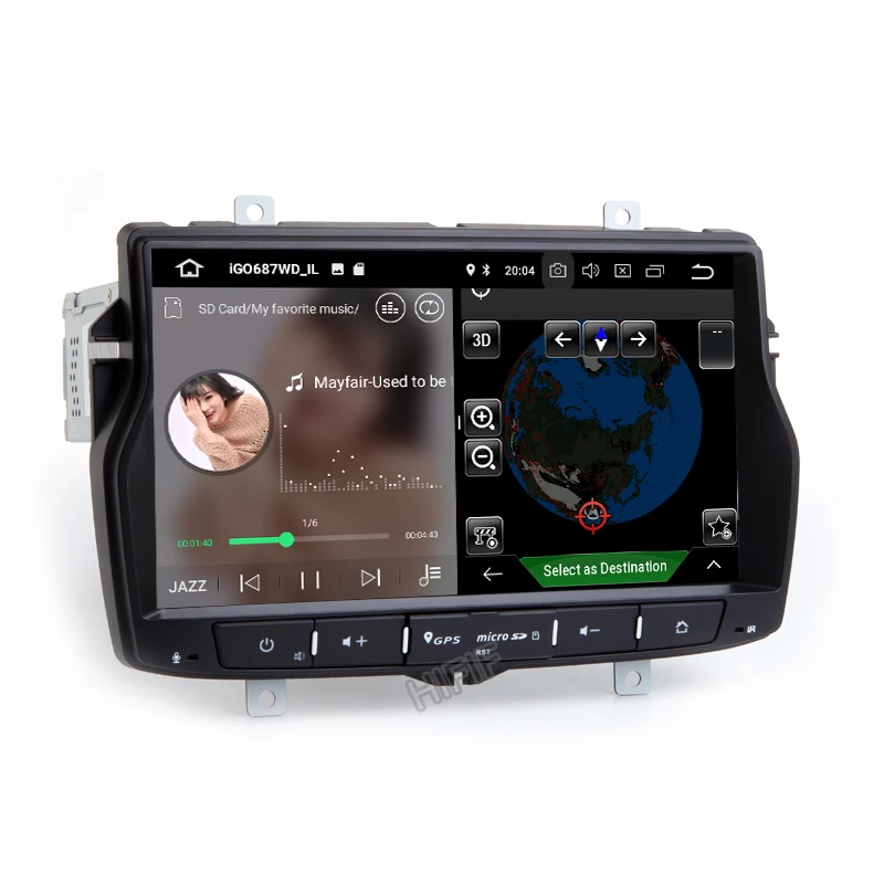 8 дюймовый IPS DSP 1024*600 4G + 64G android 10 автомобильный dvd плеер для Lada Vesta автомобильное