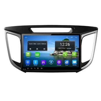 

Android 4G LTE HD 1080P car MP3 MP4 Music 4 core 2GB DDR3 FREE map system language GPS radio for Hyundai ix25 creta 10.1inch