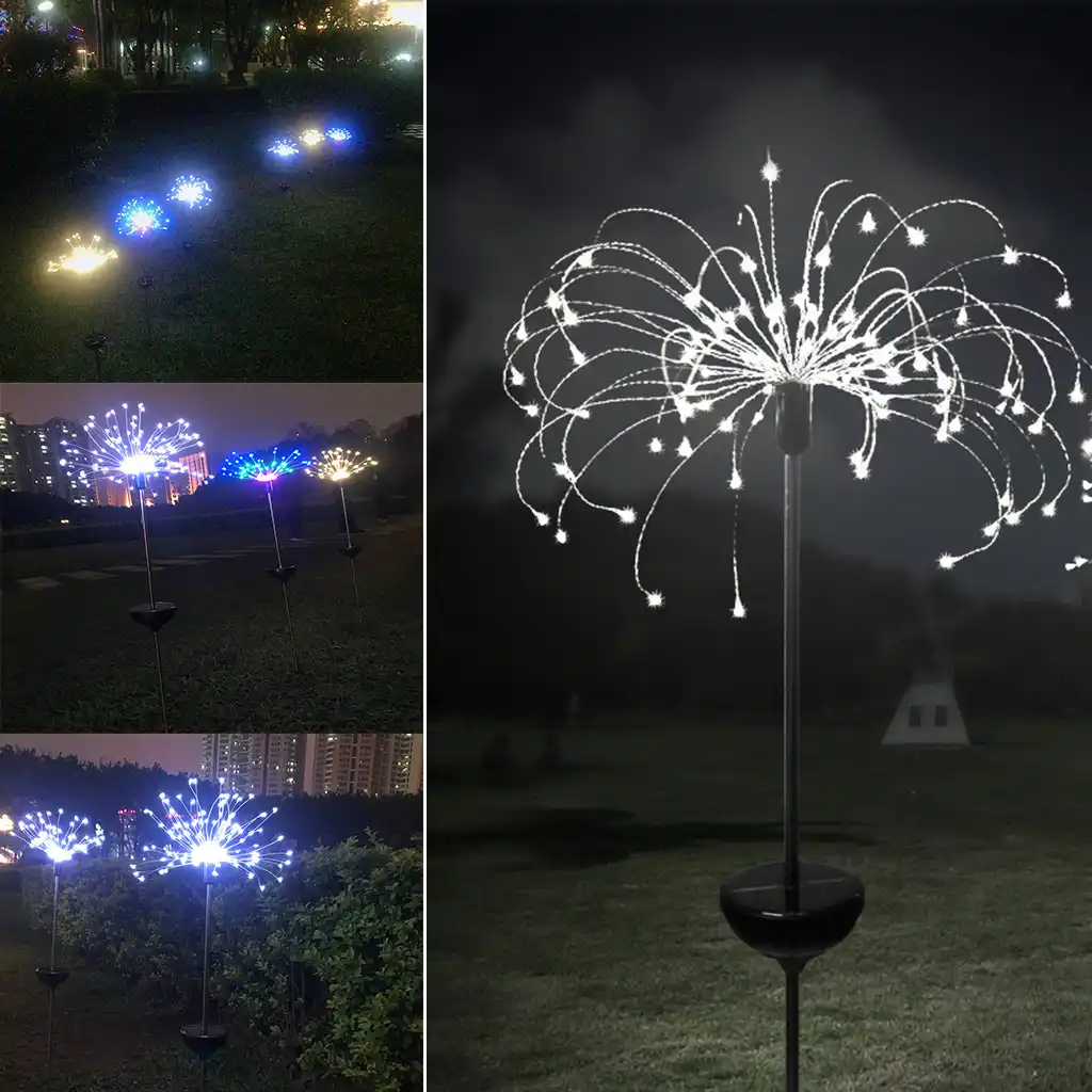 High Quality 90led Solar Power Garden Light Christmas Lights