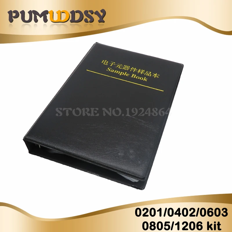 

0201 0402 0603 0805 1206 Capacitor Sample Book 0.5pF ~ 10uF Chip SMD Capacitor Assortment Kit 51/80/90/92 Values X 50Pcs/25PCS