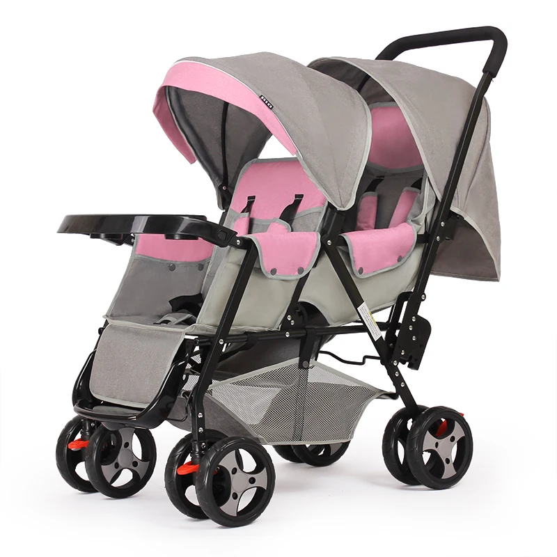 Baby transport Folding bicycle rear seat ba'b'y seat twin stroller back and forth sit light can sit double size baby stroller Baby transport Folding bicycle rear seat ba'b'y seat twin stroller back and forth sit light can sit double size baby stroller