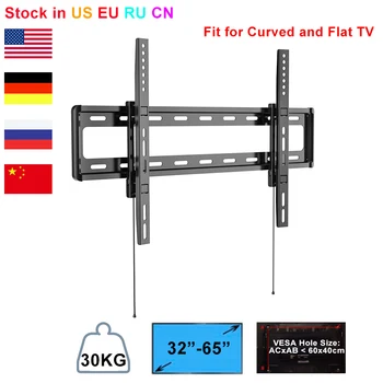 

Universal Curved and Flat Panel TV Wall Mount Bracket LCD ULED OLED Monitor Arm Fit for 32"-65" Max Support 40KG Weight
