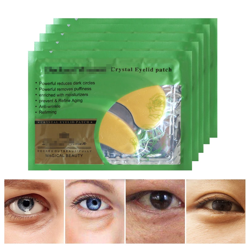 10pair Remove Puffiness Crystal Eyelid Patch Anti Wrinkle Anti Aging