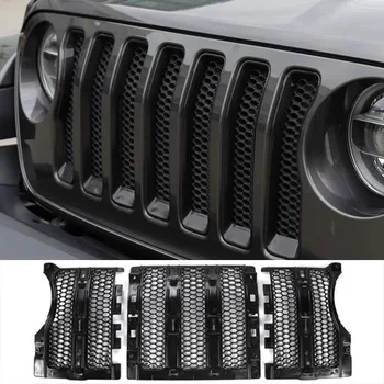 

Wholesale Retail All New Racing Grills Insert Grille Cover Honeycomb Mesh Overlay Exterior For Jeep Wrangler JL 2018 + Free Ship