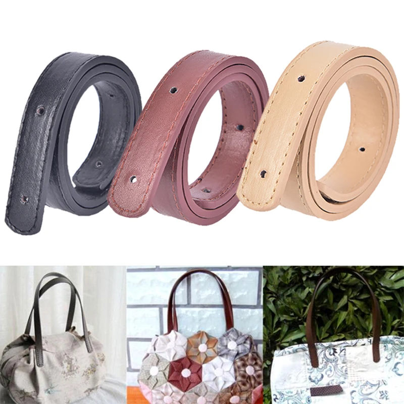 

60cm Women Girl PU Leather Purse Shoulder Handbag DIY Sewing Strap Handle Replacement 3 Color Bag Accessories