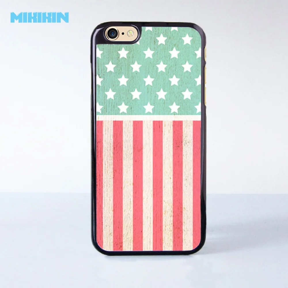 Американский Флаг сотовый телефон Защитный чехол для iPhone X 8 + 7 6 S Plus SE 5 5S 5C 4 4S