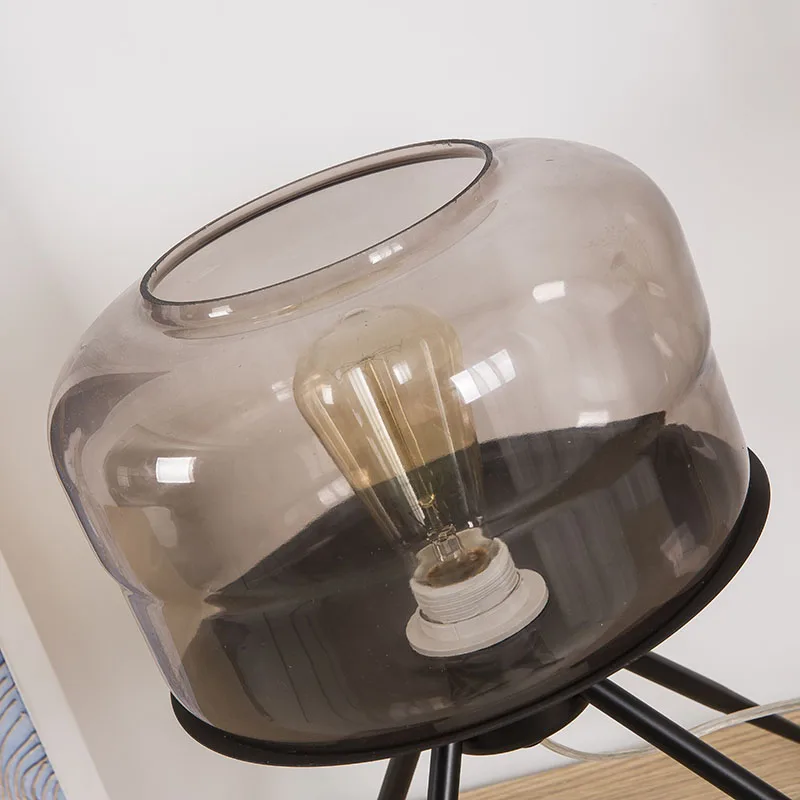  Nordic Brief Creative Study room Glass Table lamp Italy Designer Deco LED Desk light Foyer bedroom 