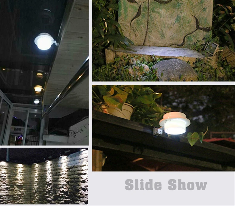 waterproof led solar powered fence gutter solar light for garden yard tree solar lamp8
