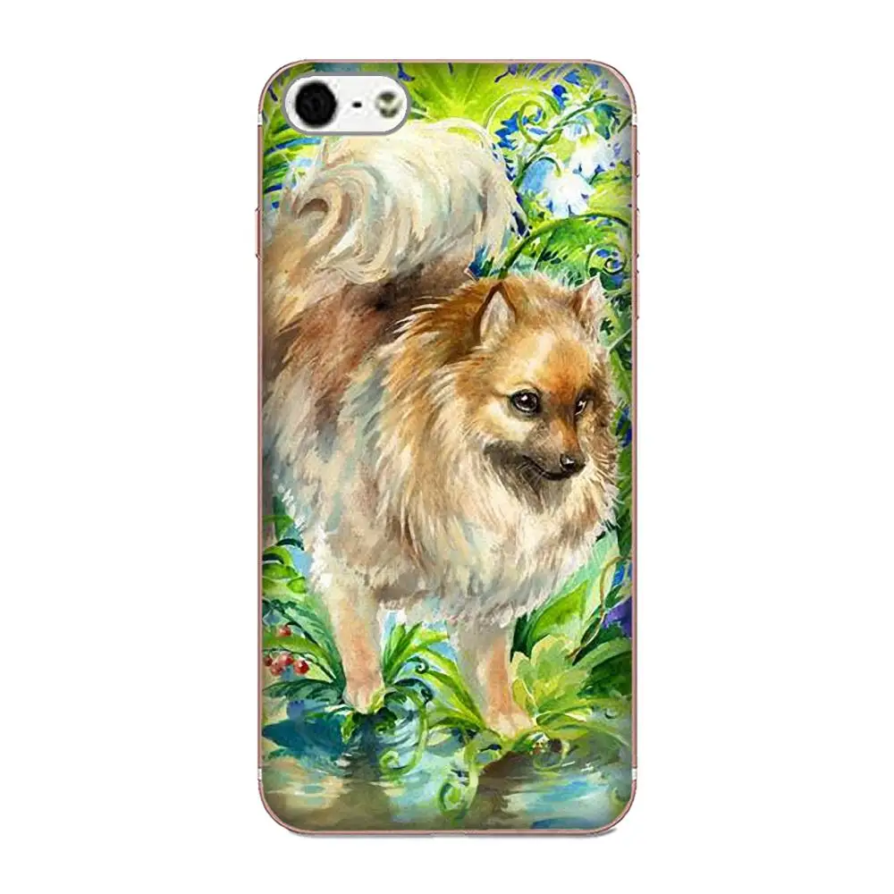 Pomeranian Puppy Dog мягкий TPU Стильный чехол для Galaxy J1 J2 J3 J330 J4 J5 J6 J7 J730 J8 2015 2016 2017 2018 mini