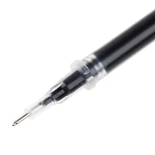 10 шт./упак. Высокое качество пополнения чернил для 0,38 мм, 0,35 мм кончик иглы гелевые ручки, черные чернила