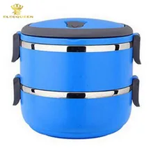 2 Schichten 1400 ML Thermische Bento Lunch Box Thermos Für Lebensmittel Edelstahl Isolierung Lagerung lebensmittelbehälter Geschirr sets