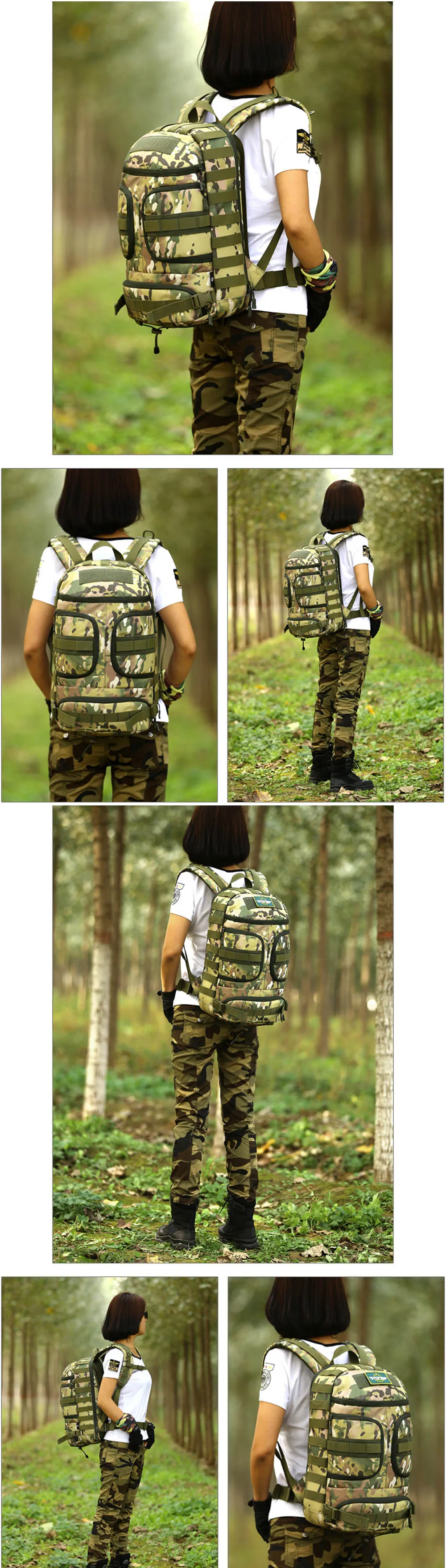Protector Plus 35L Outdoor Sport Military Tactical Climbing Mountaineering Backpack Camping Hiking Trekking Travel outdoor Bag (35)