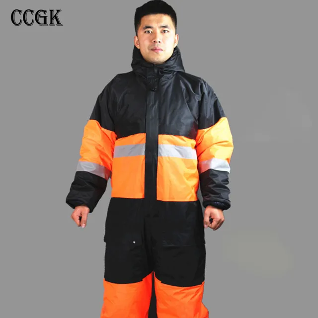 Winter working clothing outdoors thermal protection uniforms mens