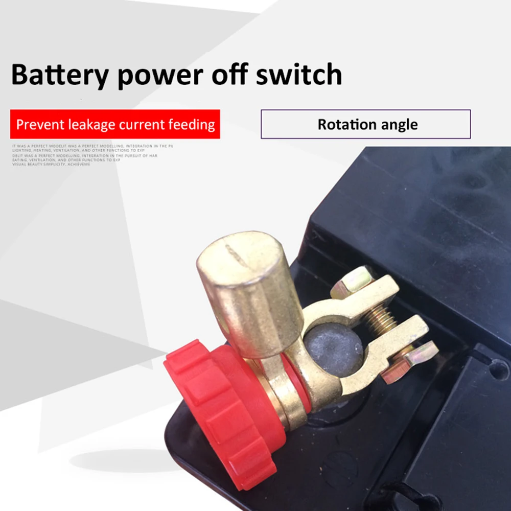 Переключатель батареи из цинкового сплава переключатель для защиты от утечки выключатель питания аксессуары для модификации аккумулятора автомобиля