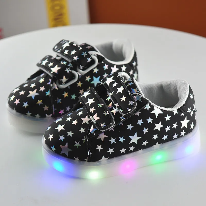 2018 новые весенние детские дышащие кроссовки модные спортивные подсветкой легкая обувь для детей кроссовки мальчиков Повседневное девочек