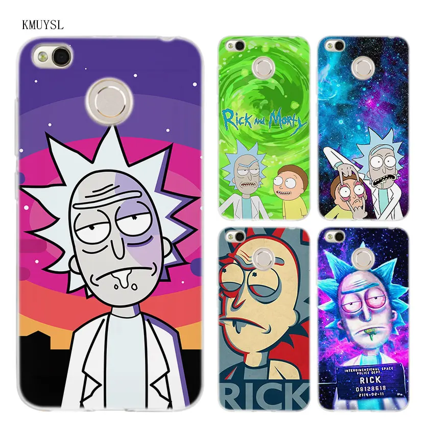 

Silicone Cases for Xiaomi Mi A2 Lite A1 Redmi Note 4X 4 5 6 Pro Plus S2 Cell Phone Cases Cover Coque Cartoon Rick and Morty