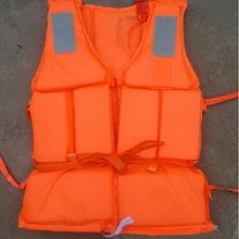 Оранжевый Предотвращение наводнения Рыбалка рафтинг дрейф Sawanobori взрослых Пена спасательный жилет Флотационное устройство