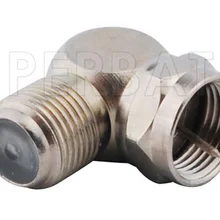 Superbat 5 шт. F РЧ Адаптер F Штекер для Женский Джек Прямым Углом Коаксиальный Разъем