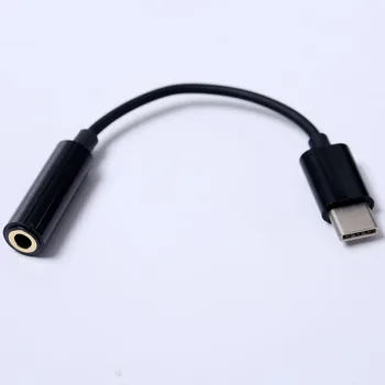 

Type-C To 3.5 Jack Headphone Adapter Handset Male to Female type c 3.5 Audio Cable Drop-Shipping