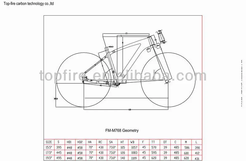 Discount TOPMOST 27.5er carbon mtb frame 17.5 inch mountain bike frame on sale FM-M768 1