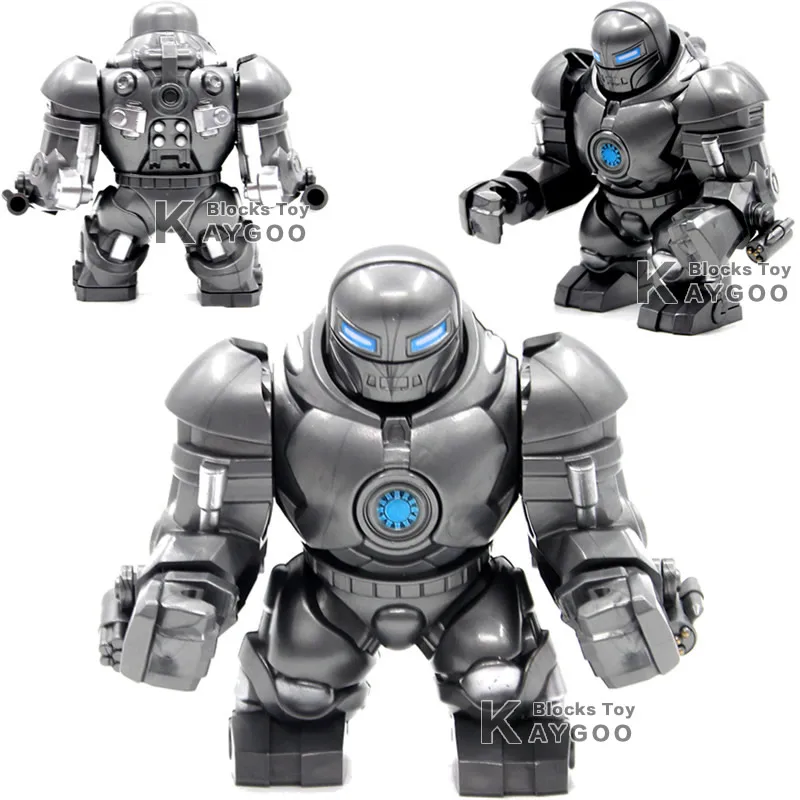 

Super Heroes Avengers Large big size Anti Venom Deadpool Thanos Hulk Ironman Green Lantern Building Blocks Toys for children