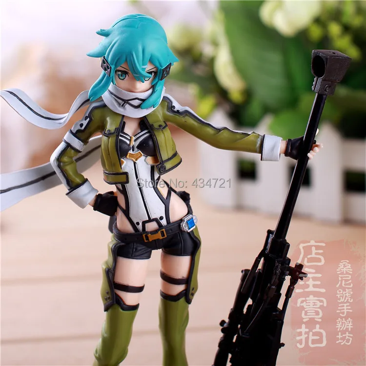 Горячая Распродажа игра Аниме Sword Art Online Asada shino Sinon фантомная пуля крутая с