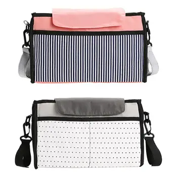 

Baby Diaper Bag Storage Bags Large Capacity Mummy Bag Multi-function Nappy Bags Baby Stroller Accessories 32cm* 20cm* 8cm
