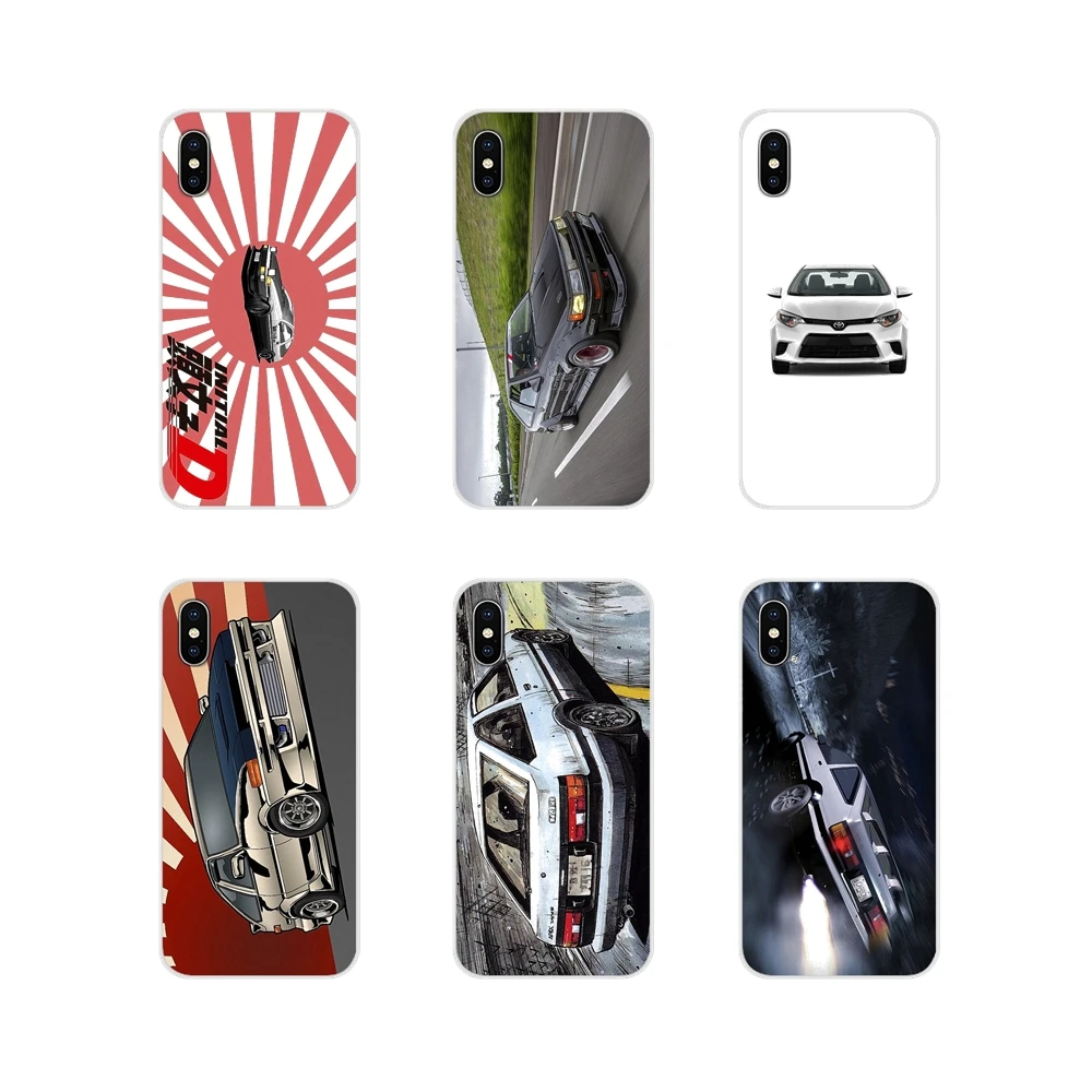 

For Xiaomi Redmi 4A S2 Note 3 3S 4 4X 5 Plus 6 7 6A Pro Pocophone F1 Accessories Bag Case Quote Funny toyota corolla ae86 stance