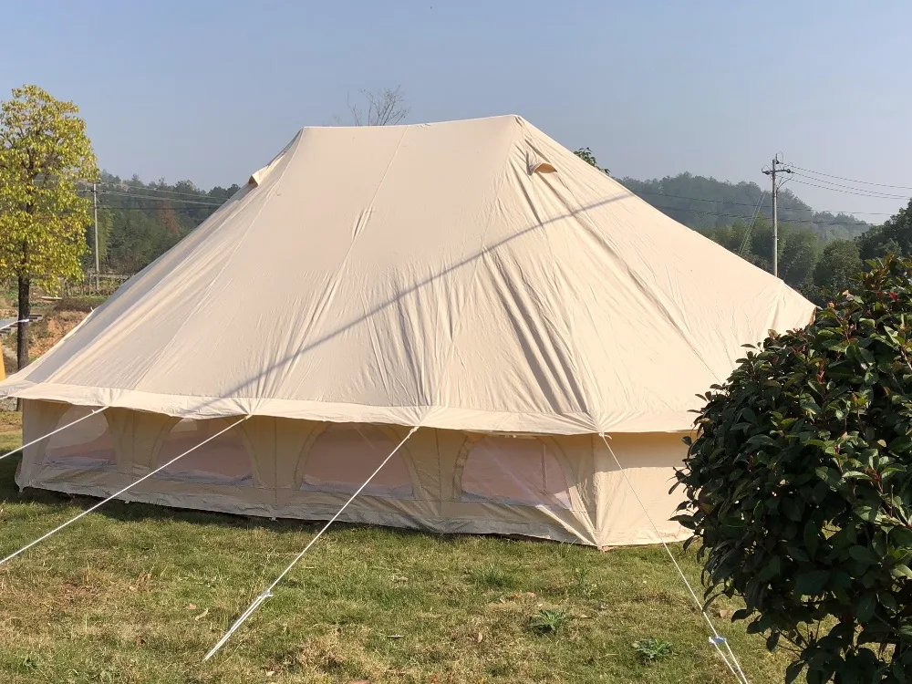 Бренд 4*6 метров большой glamping Палатка колокольчик палатка для мероприятий