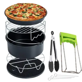 

High Quality Air Fryer Accessories 7 Inch for 5.8 qt Air Fryer, 7 Pieces/set, Fit Airfryer 3.5QT to 5.8QT