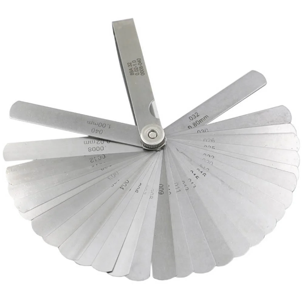 

32 Pcs/Set 0.02-1.0MM Blade Master Feeler Gauge Stainless Steel Measuring Tool Kit High Quality LB88