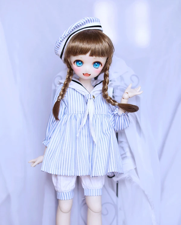 D01-P462 детская игрушка ручной работы 1/4 1/3 1/6 аксессуары для кукол BJD/SD/MDD парик милый двойной хвост 1 шт