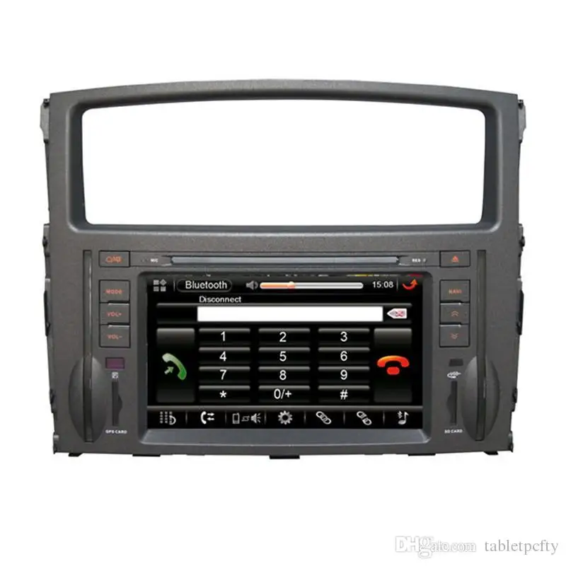 Sale 7" in-dash Car DVD player with GPS(opt),Audio Radio stereo,USB/SD,AUX,BT/TV,Canbus,car multimedia headunit for mitsubishi pajero 5
