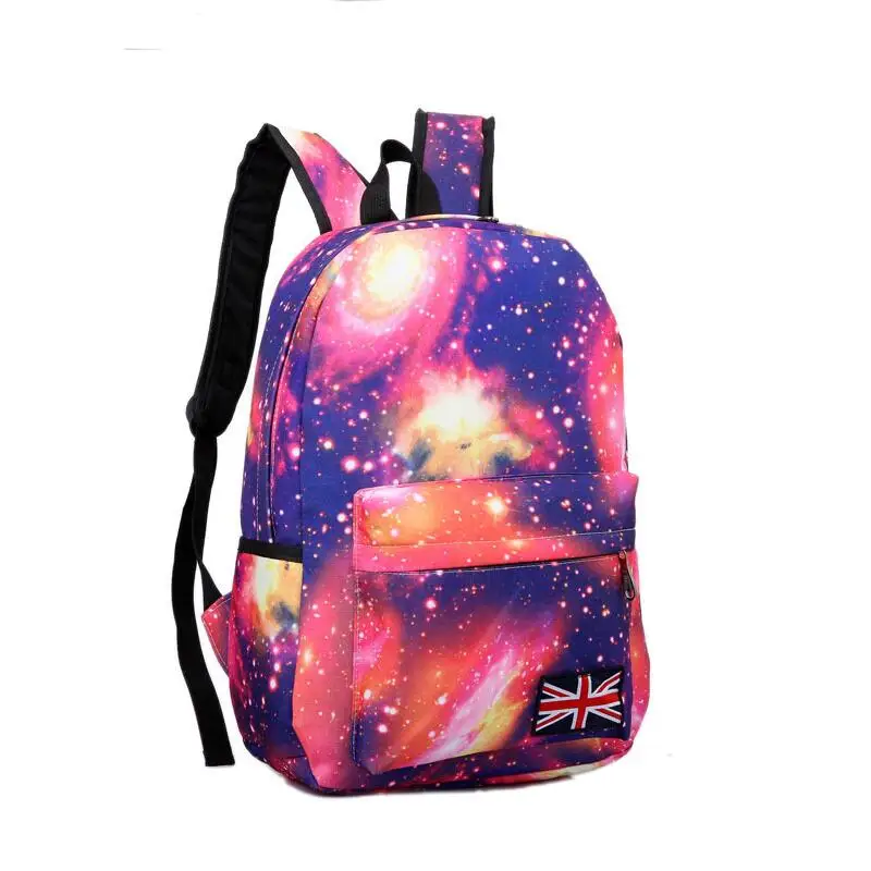 

Hot sale 2019 New arrival Fashion Korean Men Women Travel Backpack Zipper Starry Sky Printing Shoulder Bag Casual Backpacks