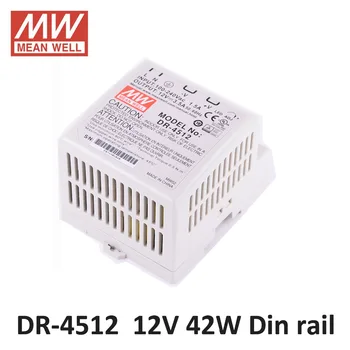 

Din rail Power supply 12V DC 3.5A 42W MEAN WELL DR-45-12 Power Supply Lighting Transformer driver Switch for LED Strips 12v 3.5a