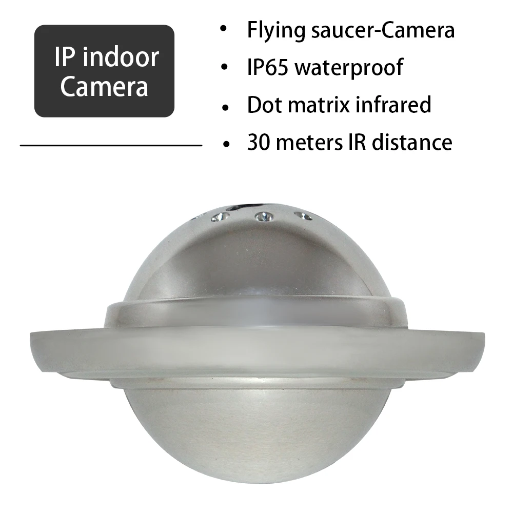

1080P Lift network  Security  Camera with IR-Cut 2Megapixel IP flying saucer elevator monitoringvideo camera onvif H.264 Indoor