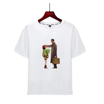

Movie Leon man T Shirt Men Women Leon Teach Matilda Shoot Top Tees shirt couples H white O Neck T-shirt new 2019